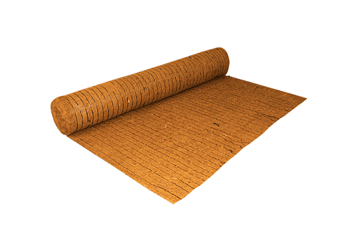 An unrolled coir stitched blanket from HEIGER Australia